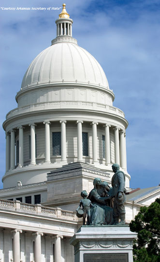 Arkansas State Capitol, Arkansas Capitol dome