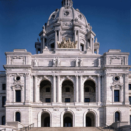 Minnesota State Capitol, designed 1905, St. Paul,
                MN