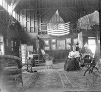 House interior, ca. 1900.