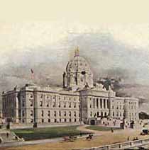 Minnesota State
                  Capitol postcard