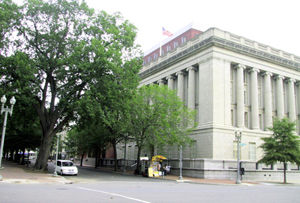 United States Treasury Annex, U.S. Treasury Annex corner view